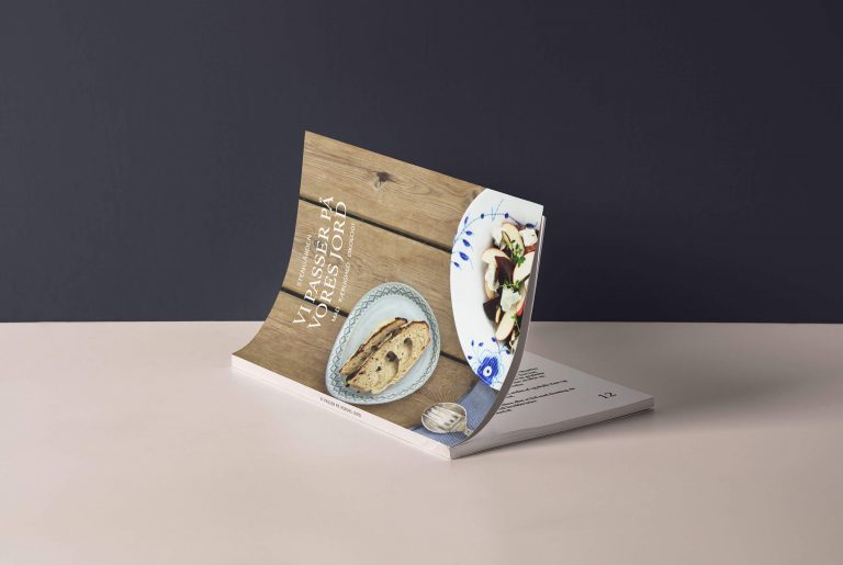 Design og opsætning af en kogbog. Photoshoot.